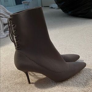 Zara taupe Heeled Boots